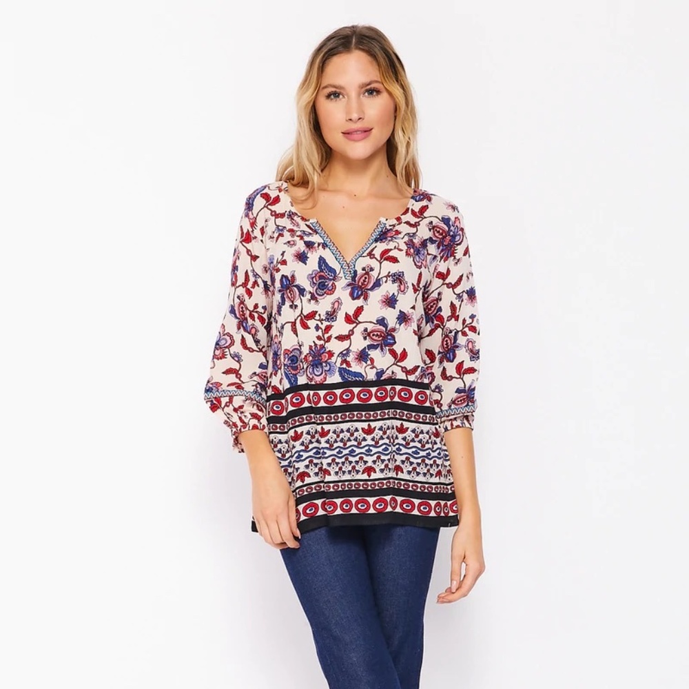 Bila Floral Boho top
